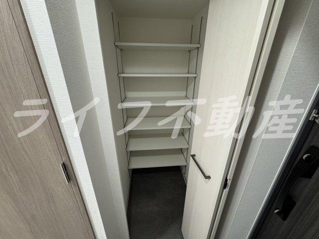 アドバンス大阪メルディアの収納|たっぷりとした収納スペースです