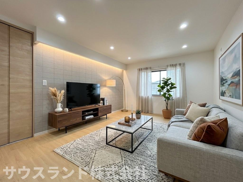 八王子市西片倉3丁目の居間・リビング|ゆったりとした居間です