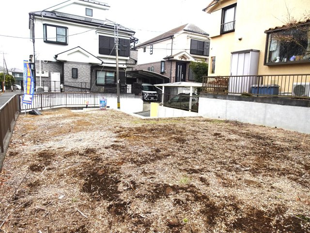 土地 建築条件無し　京王高尾線 めじろ台駅 山田駅 山田町の外観|建築条件なし　前面道路6mと4ｍの角地　都市ガス