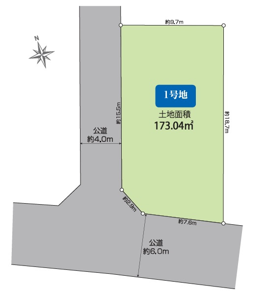 八王子市椚田町2期の区画図|水道・下水引き込み済み！すぐに建築可能です。