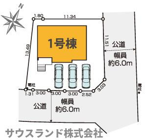 八王子市北野台34期の区画図