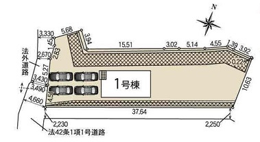 八王子市川口町第91の区画図