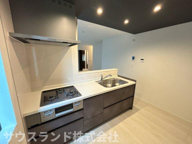 八王子市北野町6期　5号棟のキッチン|きれいなキッチンです