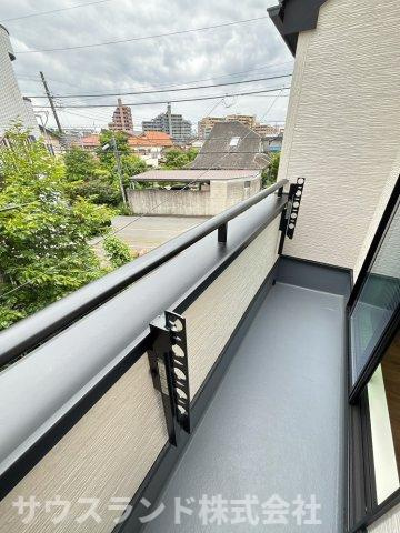 八王子市北野町6期　4号棟のバルコニー|バルコニーからの眺めを楽しみながら食事をしませんか
