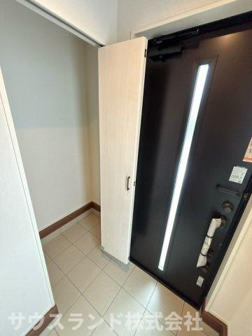 八王子市北野町6期　4号棟の玄関|シンプルで使いやすい玄関です