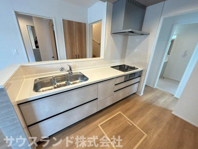 八王子市北野町6期　2号棟のキッチン|使いやすいキッチンです