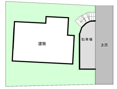 八王子市初沢町の区画図