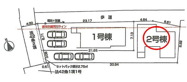 八王子市川口町第7の区画図|駅へのアクセスがしやすく、通勤・通学はもちろん、お出かけの際にも便利な立地です。