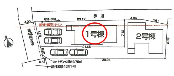 八王子市川口町第7の区画図|駅へのアクセスがしやすく、通勤・通学はもちろん、お出かけの際にも便利な立地です。