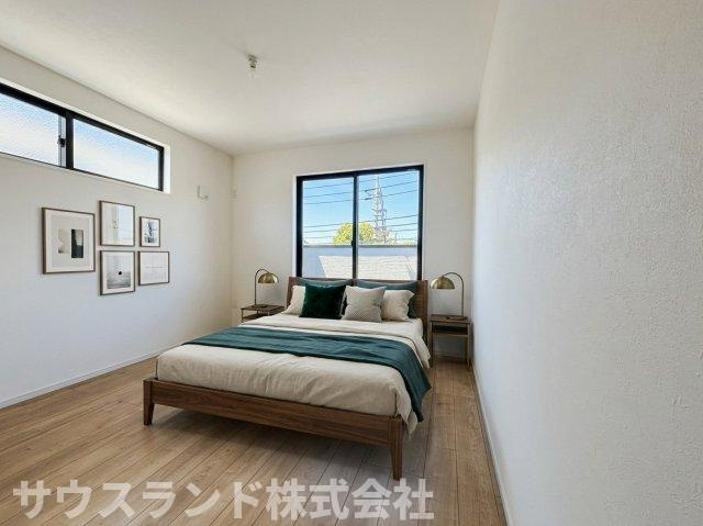 東浅川町8期　2号棟の洋室|※本画像はCGで作成しており、実際に現地に家具は置かれておりません。また、価格に家具は含まれておりません。