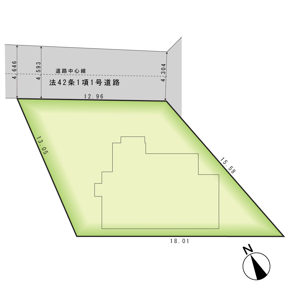 武蔵村山市神明　1棟現場の区画図|敷地全体を有効に活用できるゆとりある区画割です。お車の駐車スペースもしっかりと確保されておりますので、週末にまとめ買いをされた際やお子様の送り迎えなど、毎日のお出かけも大変スムーズです。