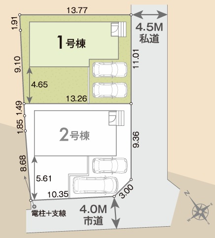 八王子市川口町第11期（25-1期）の区画図|どこか心が落ち着く現地。都会の派手さはありませんが、自然と共に暮らせる落ち着いた街並みが印象的です。