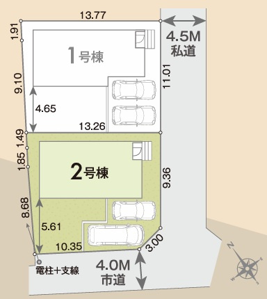 八王子市川口町第11期（25-1期）の区画図|どこか心が落ち着く現地。都会の派手さはありませんが、自然と共に暮らせる落ち着いた街並みが印象的です。