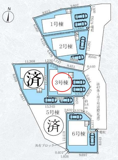 八王子市小比企町1期の区画図|新しい住まいが集まり、新しいコミュニティが生まれる多棟分譲地。安心して暮らせる環境と、これから育まれる街の温もりが魅力です。
