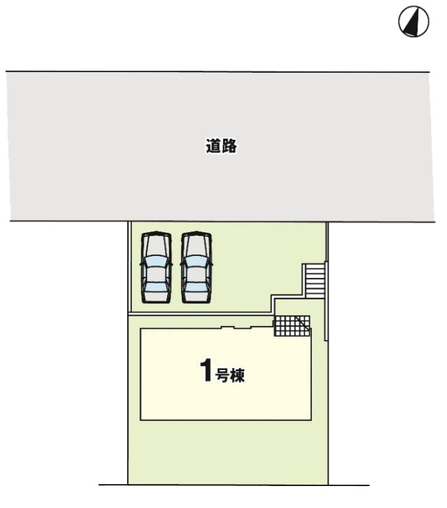 八王子市北野台32期の区画図|9ｍ幅の広い道路に面しており、開放感のある住環境。お車の出し入れもスムーズにできます。