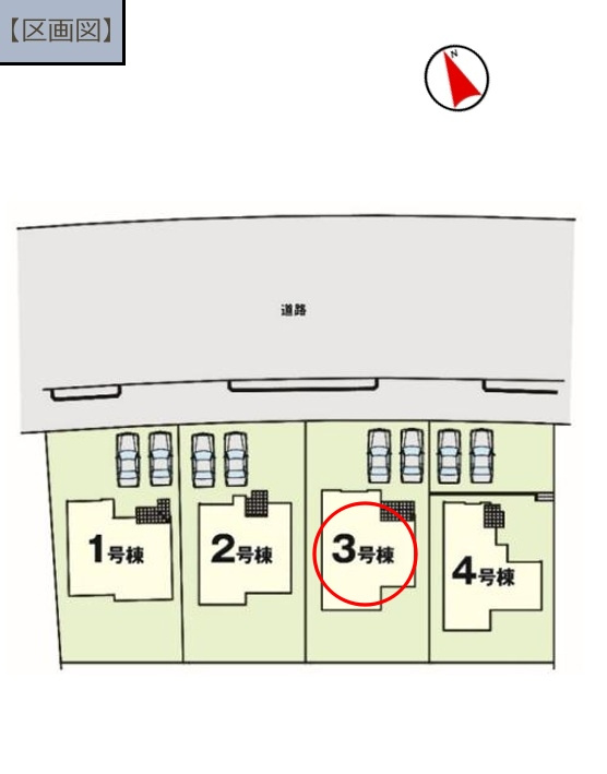 八王子市兵衛1期の区画図|各号棟ごとに異なる魅力を備えた多彩なプラン。ライフスタイルに寄り添う一邸との出会いを、ぜひお楽しみください。