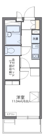 レオパレスマ　メゾンＣの間取り