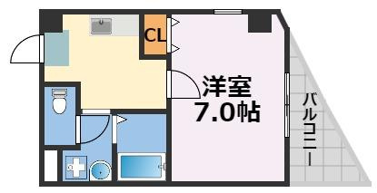 プレミアムAWAZA（旧ドエル立売堀）の間取り