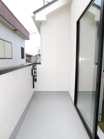 名古屋市港区福田２丁目の新築一戸建のバルコニー|◇バルコニー◇　　うれしい二面バルコニー！　　