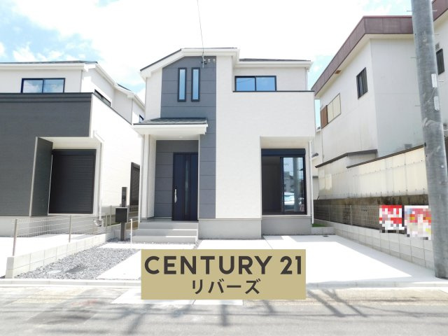 名古屋市港区福田２丁目の新築一戸建の外観|☆ラスト１棟☆　　いつでも見学できます♪（お問合せ当日、平日、水曜、夜間でもＯＫ）　長期優良住宅！　駐車並列２台ＯＫ！　全居室６帖以上！　二面バルコニー♪　収納付きＬＤＫ１８．０帖♪　周辺環境充実♪