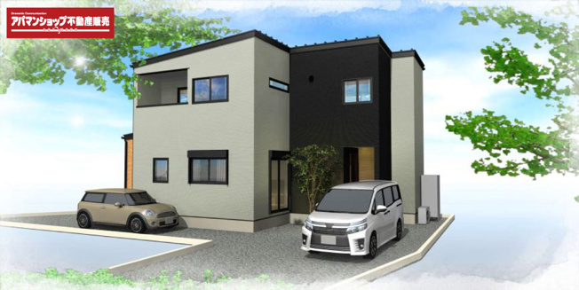 【外観】 | 裾野市岩波 新築建売分譲住宅 土地＋建物 TW06252 | 裾野市岩波　1号棟外観パース