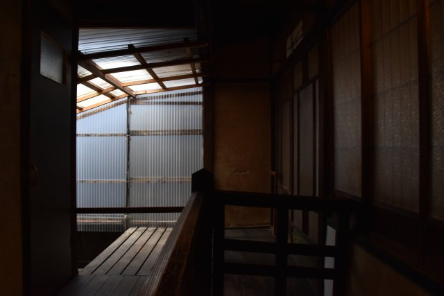 千本丸太町 もてなしの京町家のバルコニー