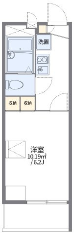 レオパレスＭ２の間取り
