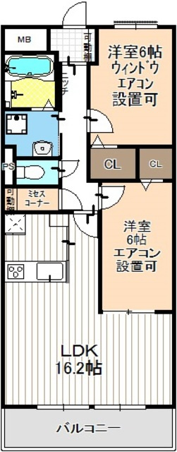 レジデンス光和Ⅲ　の間取り