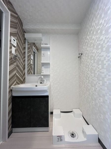 S-RESIDENCE野並駅前broad(ブロード)　フリーレント・家具家電キャンペーン実施中!の洗面所
