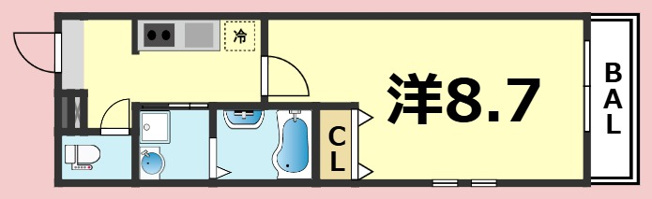 【間取り】 | フジパレス尼崎東難波Ⅲ番館
