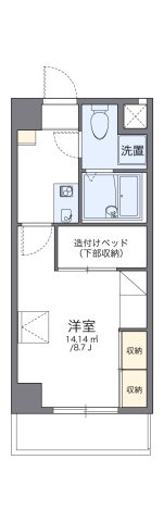 レオパレスさくら中央の間取り