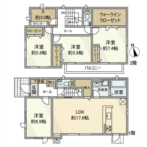 吉祥寺南町戸建の間取り