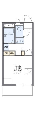 レオパレスＮＩＳＨＩＧＡＩⅡの間取り