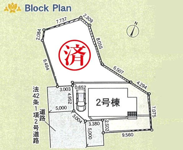 大蔵町第37の区画図