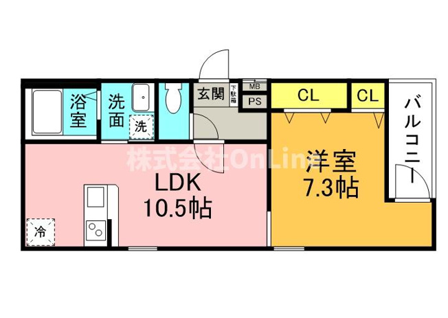 【間取り】 | フジパレス東花園駅北Ⅱ番館