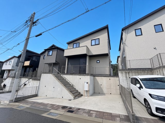 ■神戸市北区山の街　新築一戸建ての外観|お客様に長く安心して住んでいだだける事にこだわった家づくり！住んでからのアフターサービスにもしっかりと取り組んでいます！