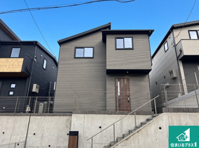 ■神戸市北区山の街　新築一戸建ての外観|お客様に長く安心して住んでいだだける事にこだわった家づくり！住んでからのアフターサービスにもしっかりと取り組んでいます！