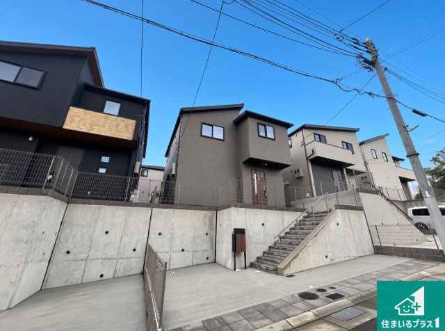 ■神戸市北区山の街　新築一戸建ての外観|お客様に長く安心して住んでいだだける事にこだわった家づくり！住んでからのアフターサービスにもしっかりと取り組んでいます！