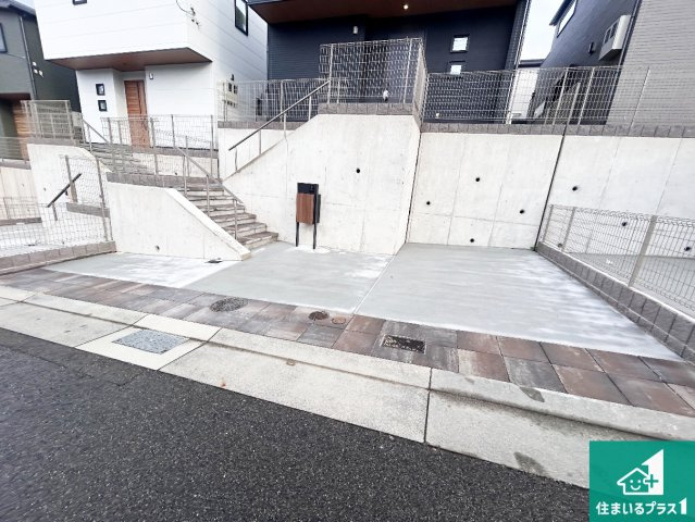 ■神戸市北区山の街　新築一戸建ての駐車場|駐車スペース！散水栓があるので、こまめに愛車を洗えます！