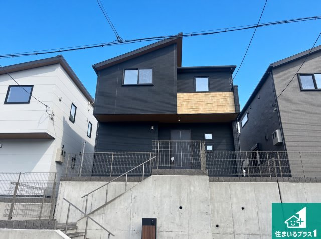 ■神戸市北区山の街　新築一戸建ての外観|お客様に長く安心して住んでいだだける事にこだわった家づくり！住んでからのアフターサービスにもしっかりと取り組んでいます！