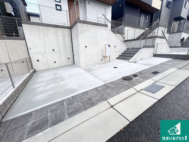 ■神戸市北区山の街　新築一戸建ての駐車場|駐車スペース！散水栓があるので、こまめに愛車を洗えます！