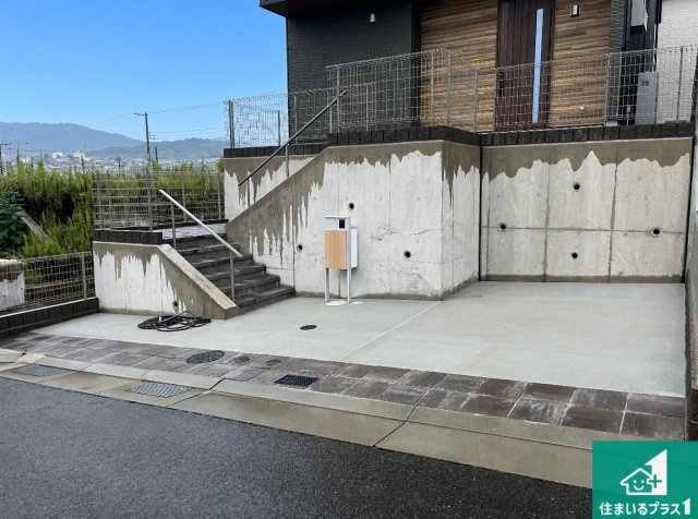 神戸市北区山の街　新築一戸建ての駐車場|駐車スペース！散水栓があるので、こまめに愛車を洗えます！