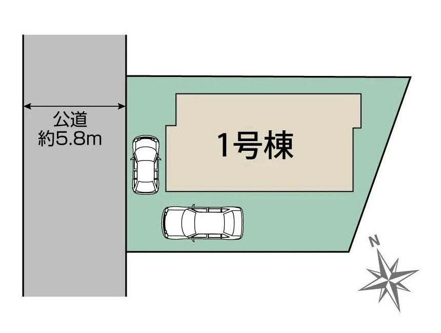 牛久市田宮町17期　新築戸建の区画図