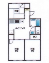 ドミ高坂の間取り