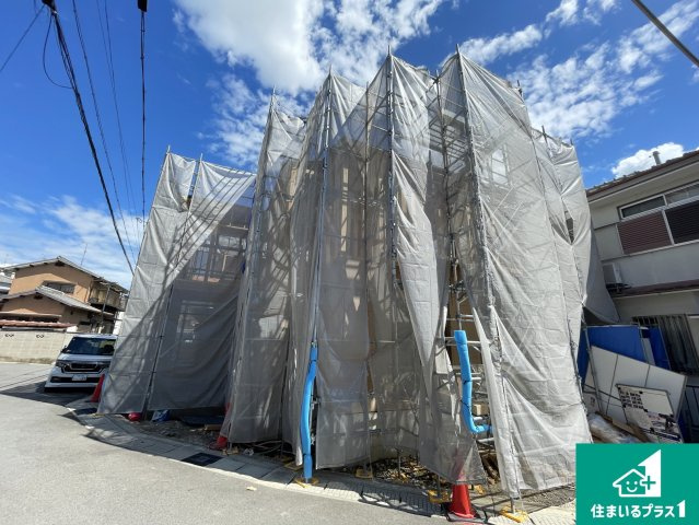 宇治市五ケ庄大林　新築一戸建ての外観
