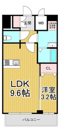 プレリス尼崎レーネヴィアの間取り