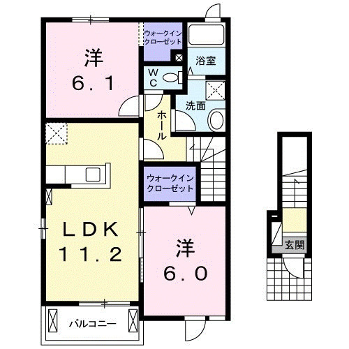 広々使える2ＬＤＫ！！