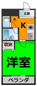 仲介手数料0円！LUMiNA 赤池 South Ⅱの間取り