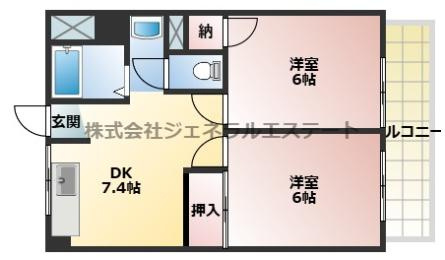 【間取り】 | レジデンス東門真