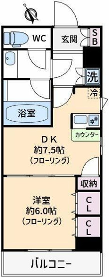 【間取り】 | デュオ・スカーラ赤坂